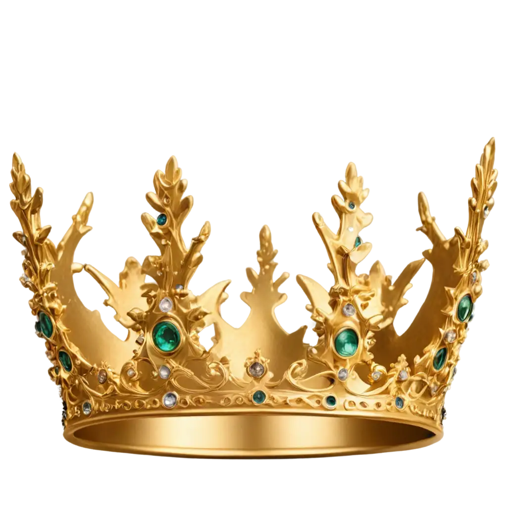 HyperRealistic-Gold-Crown-with-JEOVA-JAV-IAV-Inscription-PNG-Image