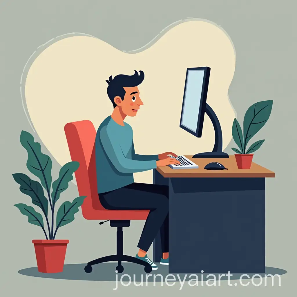 Man-Working-at-a-Computer-in-a-Modern-Workspace