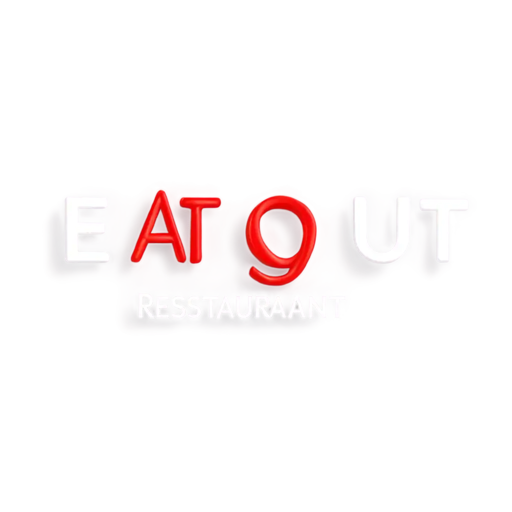 EAT-OUT-RESTAURANT-LOGO-3D-PNG-Enhancing-Visual-Appeal-and-Online-Presence