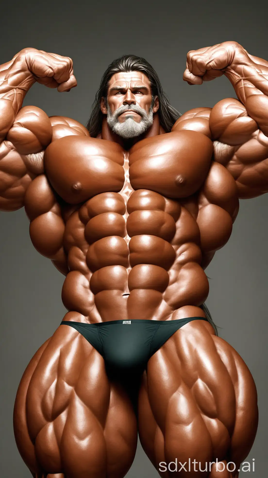 Giant-Muscular-Elderly-Man-Showing-Off-Impressive-Biceps-and-Abs