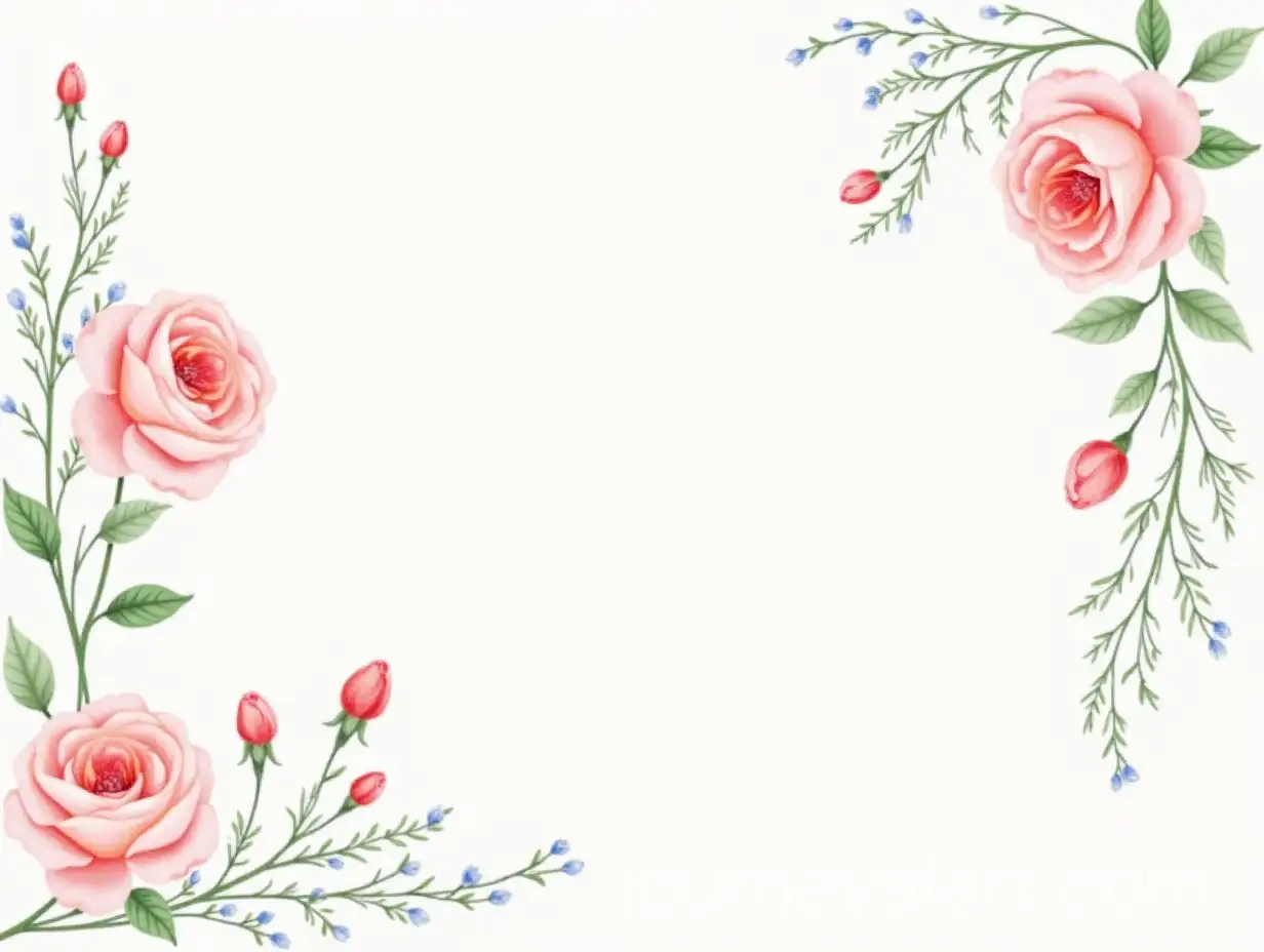 Floral-Business-Card-Design-with-Wild-Roses-and-BlueAI-Art-Prompt-Expansion-Berries-for-Flower-Shop