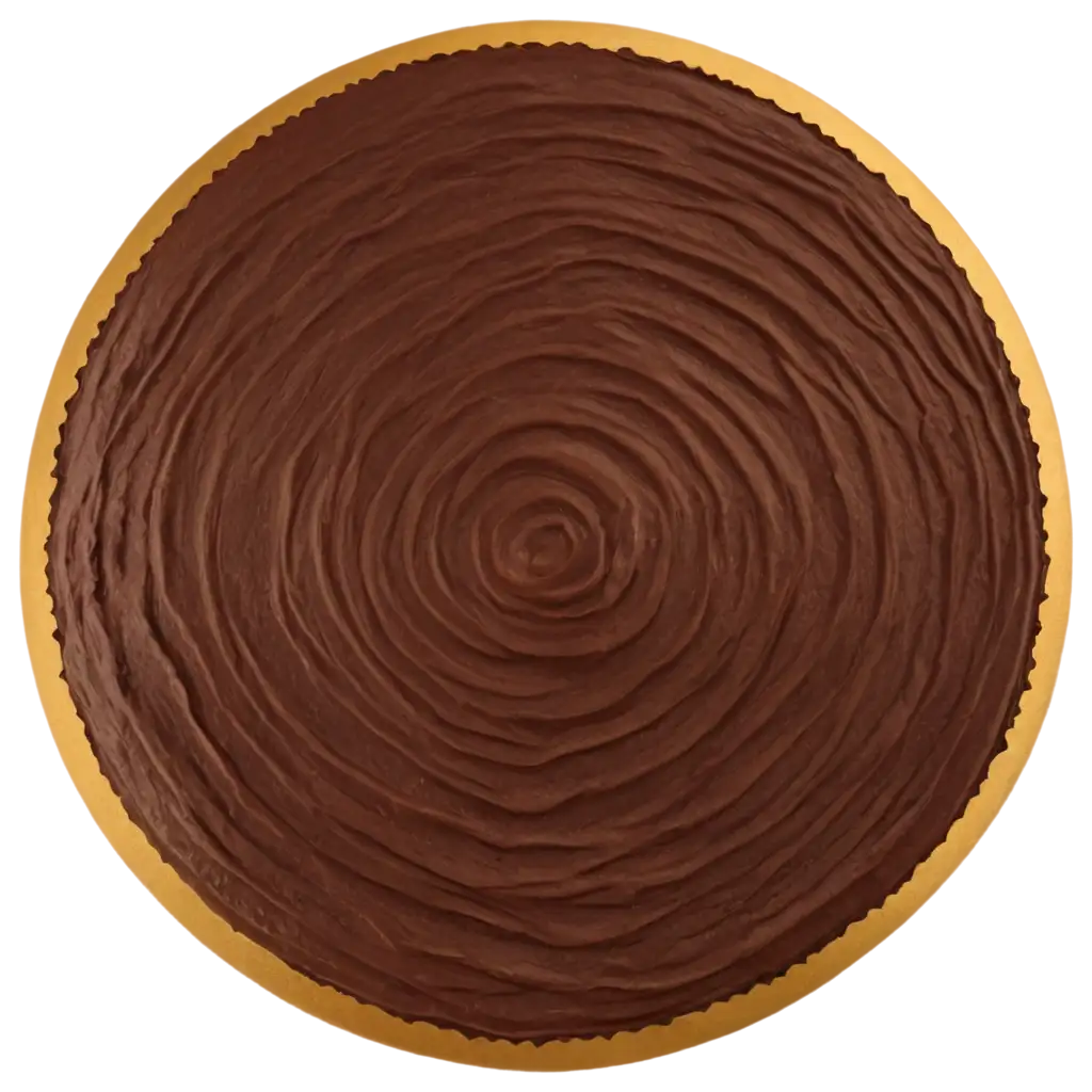 Created-PNG-Cake-Top-View-without-Plate-HighQuality-Image-for-Culinary-Projects