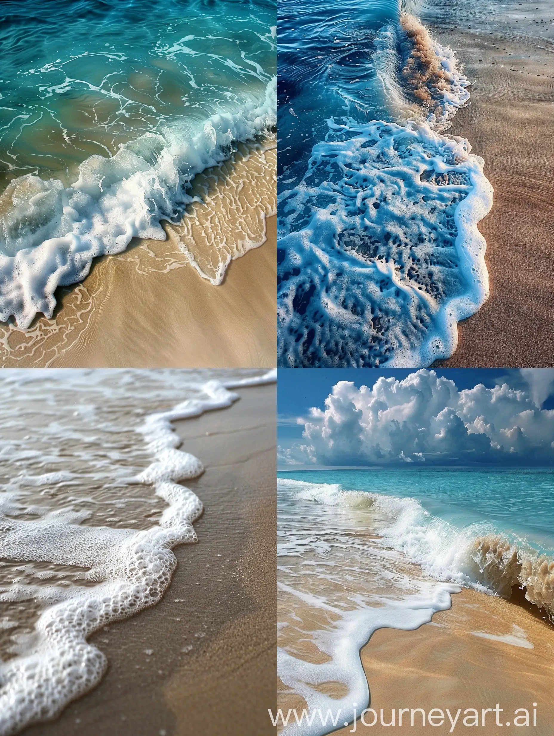 Ocean-Wave-Washing-onto-Sandy-Shore
