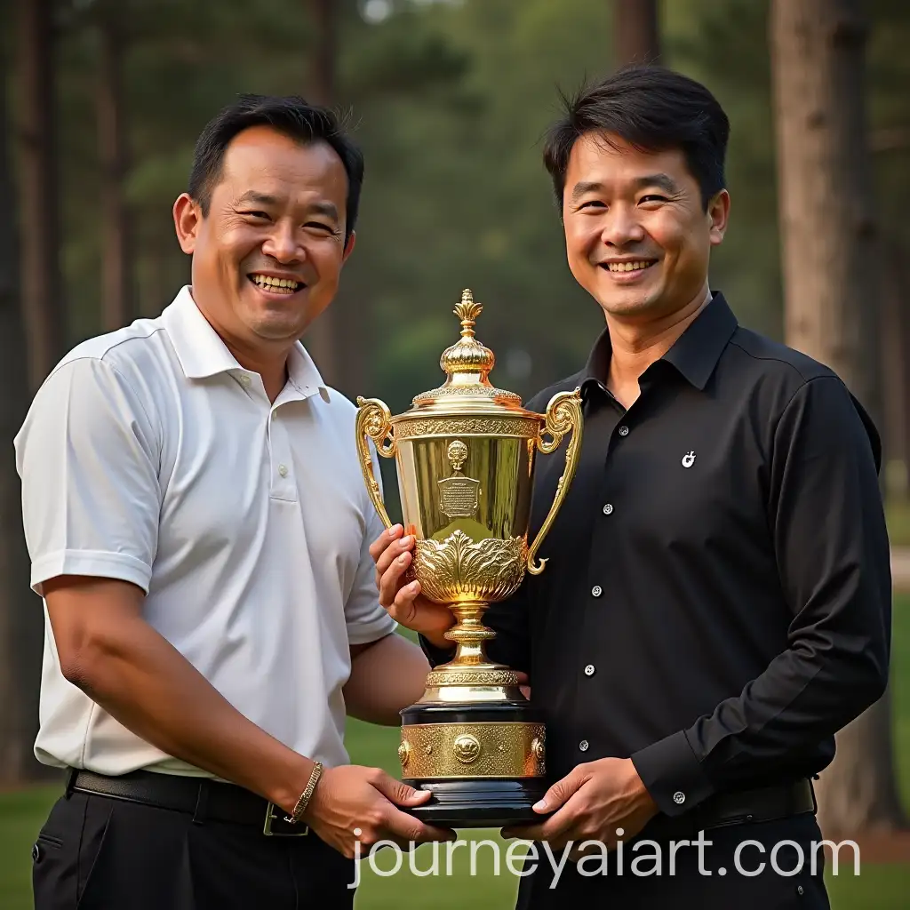 Gukesh-Dommaraju-Receiving-World-Championship-Trophy-from-Ding-Liren