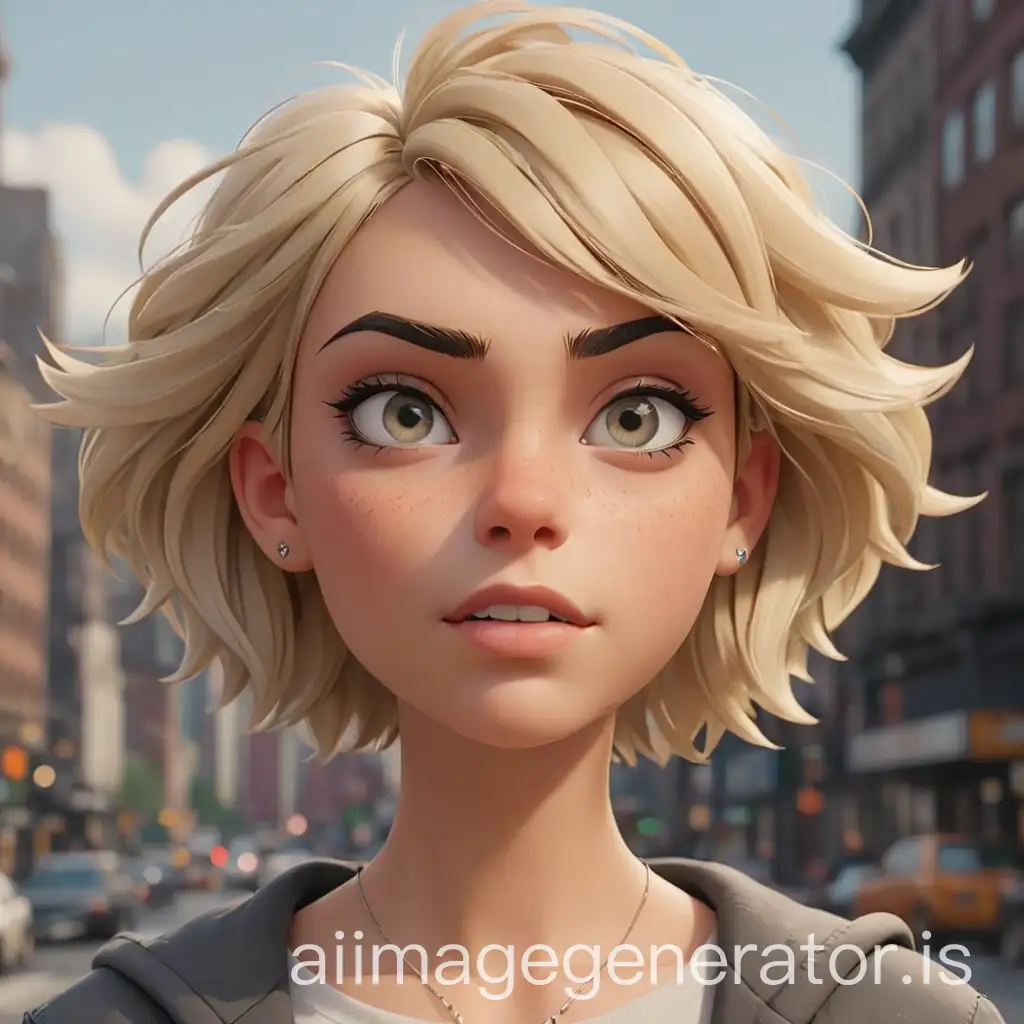 Animated-Portrait-of-17YearOld-Abigal-in-New-York