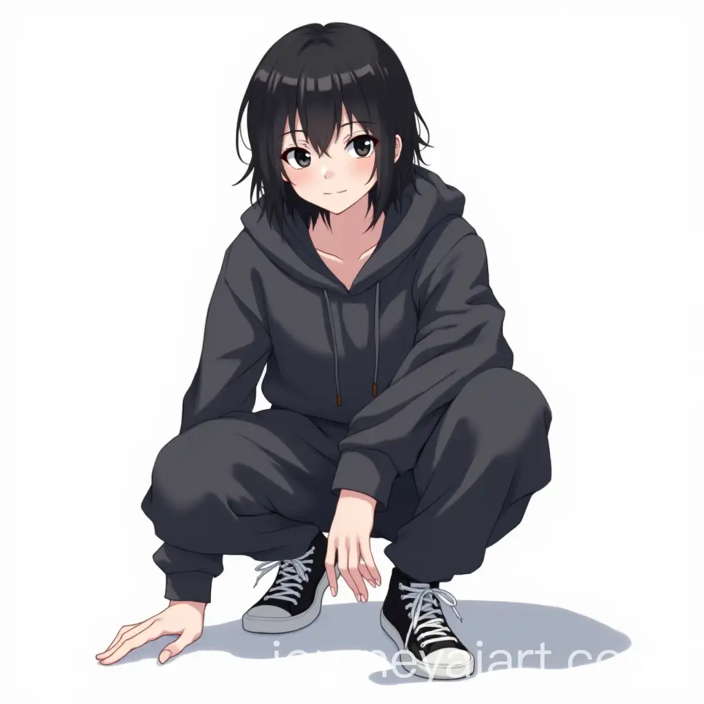 AnimeInspired-Cool-Female-Character-in-Baggy-Clothes-in-Dramatic-Pose