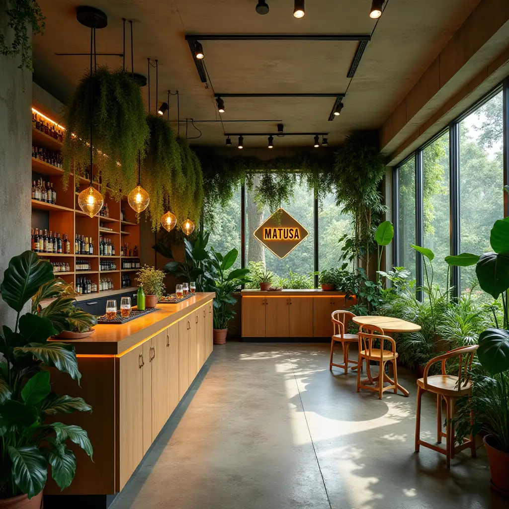 MATUSA-Drink-Showroom-with-AmazonInspired-Plants-and-Modernist-Architecture