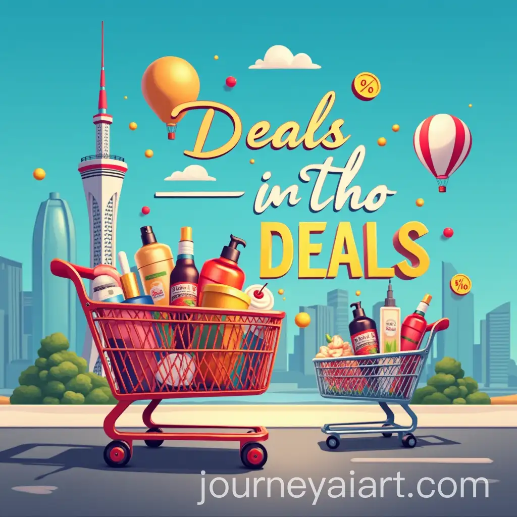 Vibrant-Shopping-Scene-Featuring-Al-Bidda-Tower-for-Deals-in-Doha