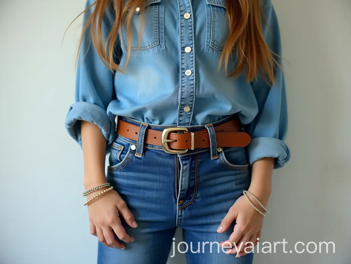 13YearOld-Girl-in-Blue-Jeans-and-Shirt-with-Full-Jewelry-Accessories