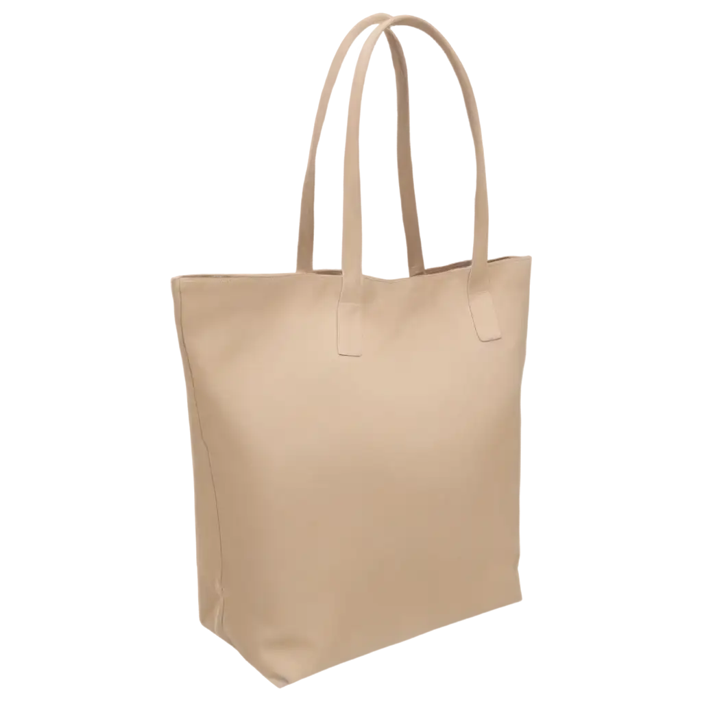 Beige-Shopper-Bag-PNG-HighQuality-Transparent-Image-for-Versatile-Use