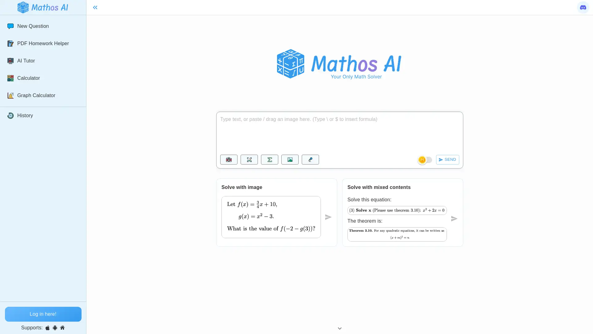 AI-powered math solver for instant and accurate solutions.