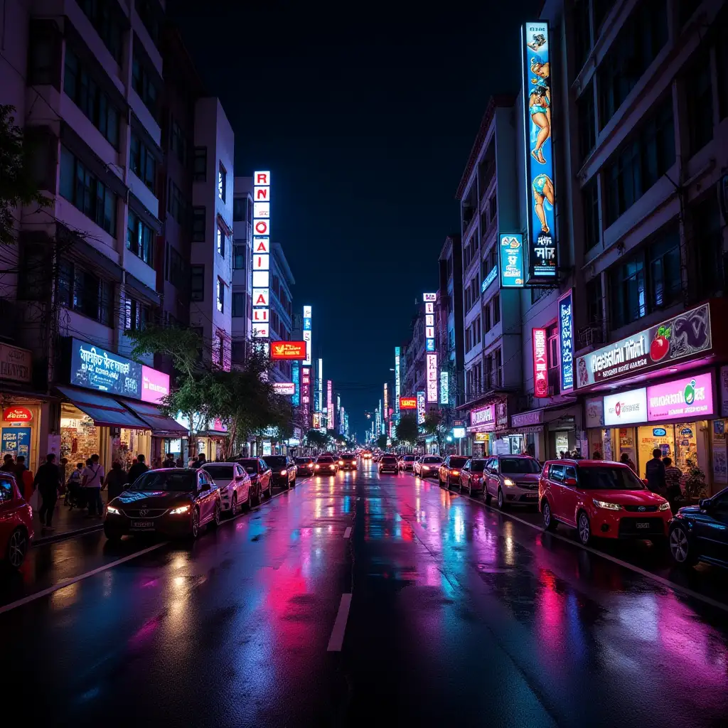 Bangkok in neon lights