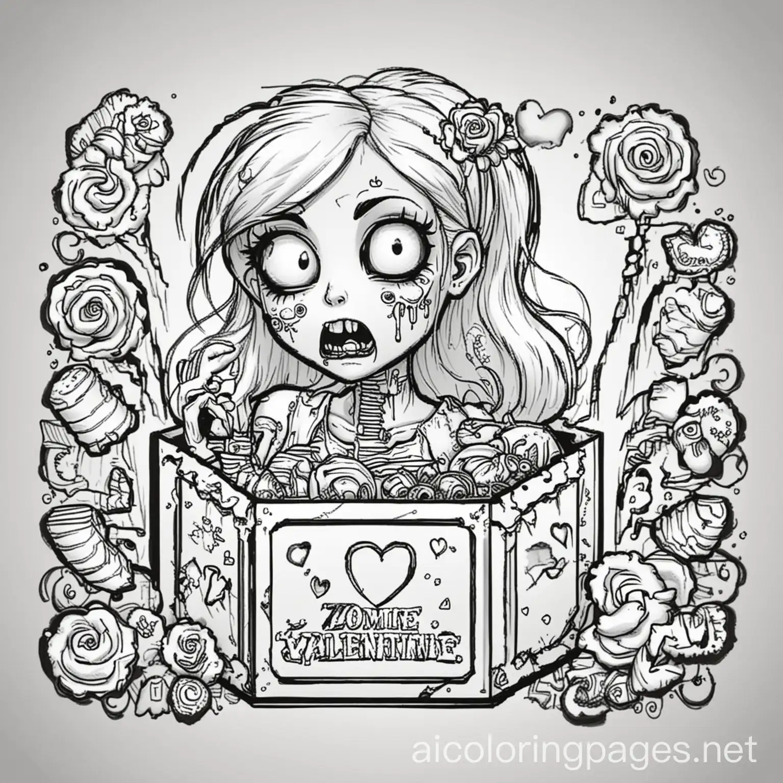 Zombie-Valentine-Candy-Box-Coloring-Page