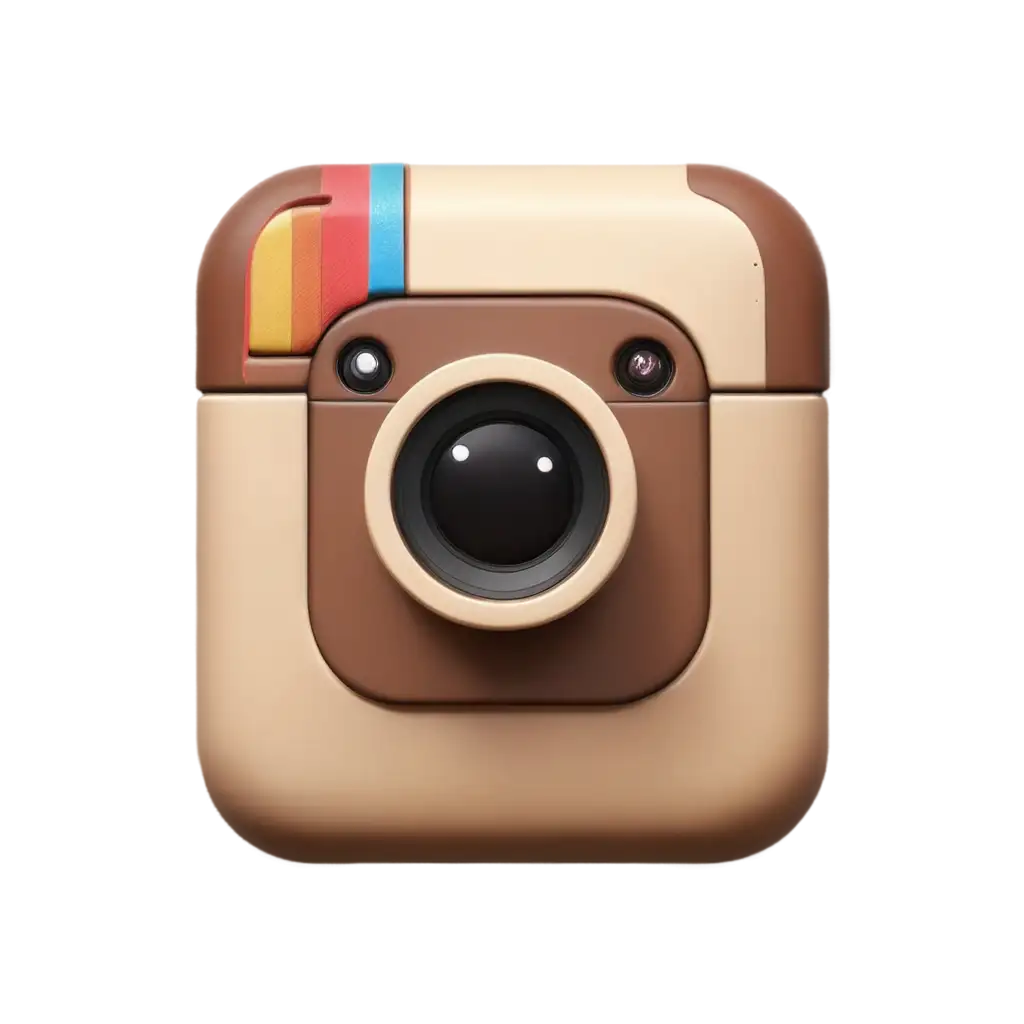 Stylish-Instagram-3D-Icon-in-PNG-Format-for-Enhanced-Visual-Appeal