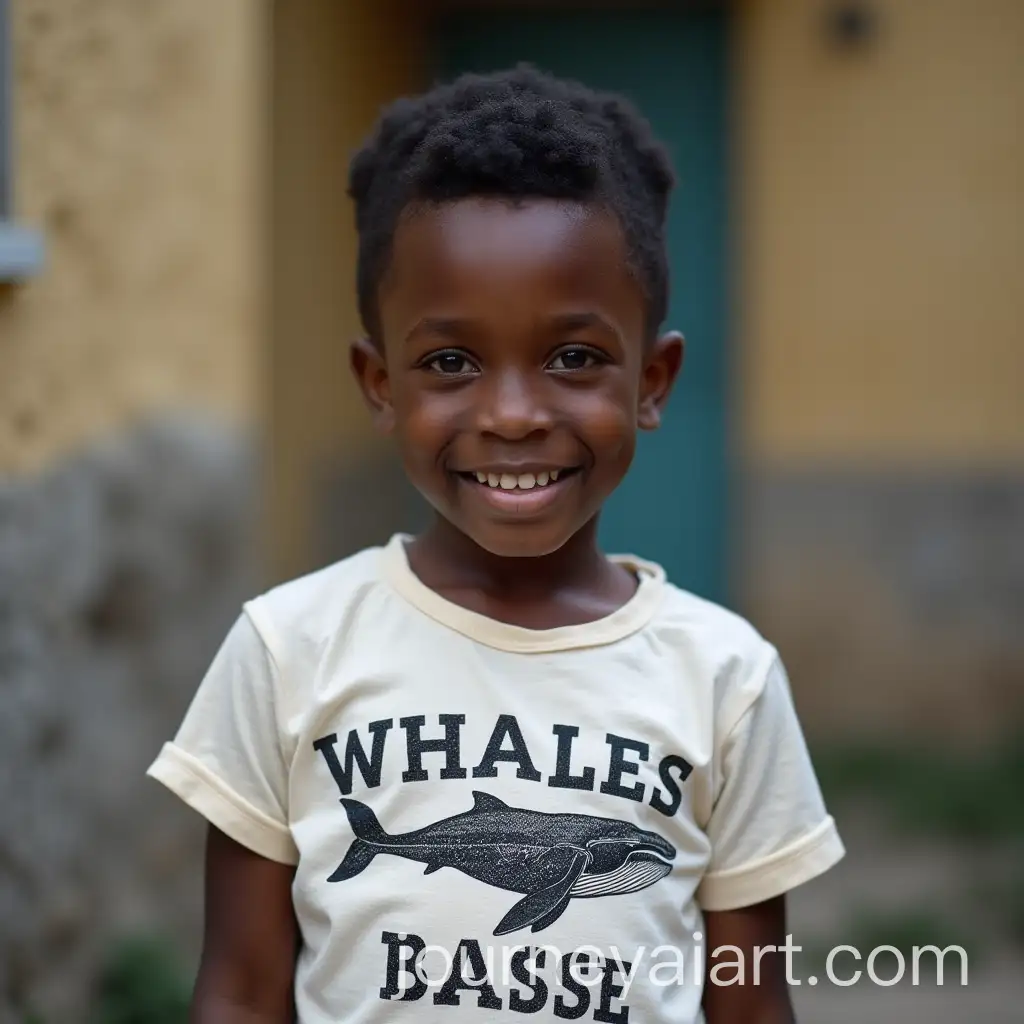 Black-American-Young-Boy-Wearing-Shirt-with-Whale-Print-Design