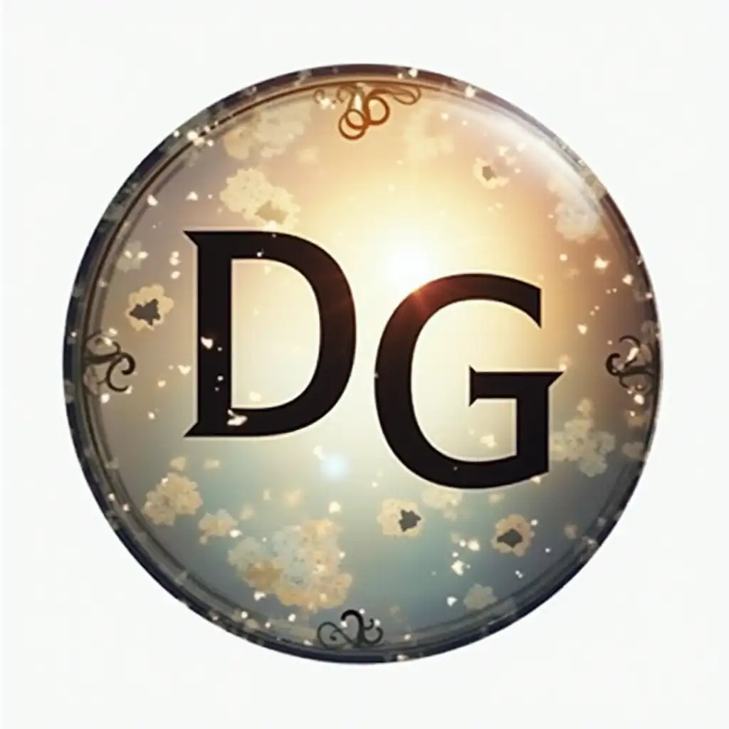 dg glass circle logo