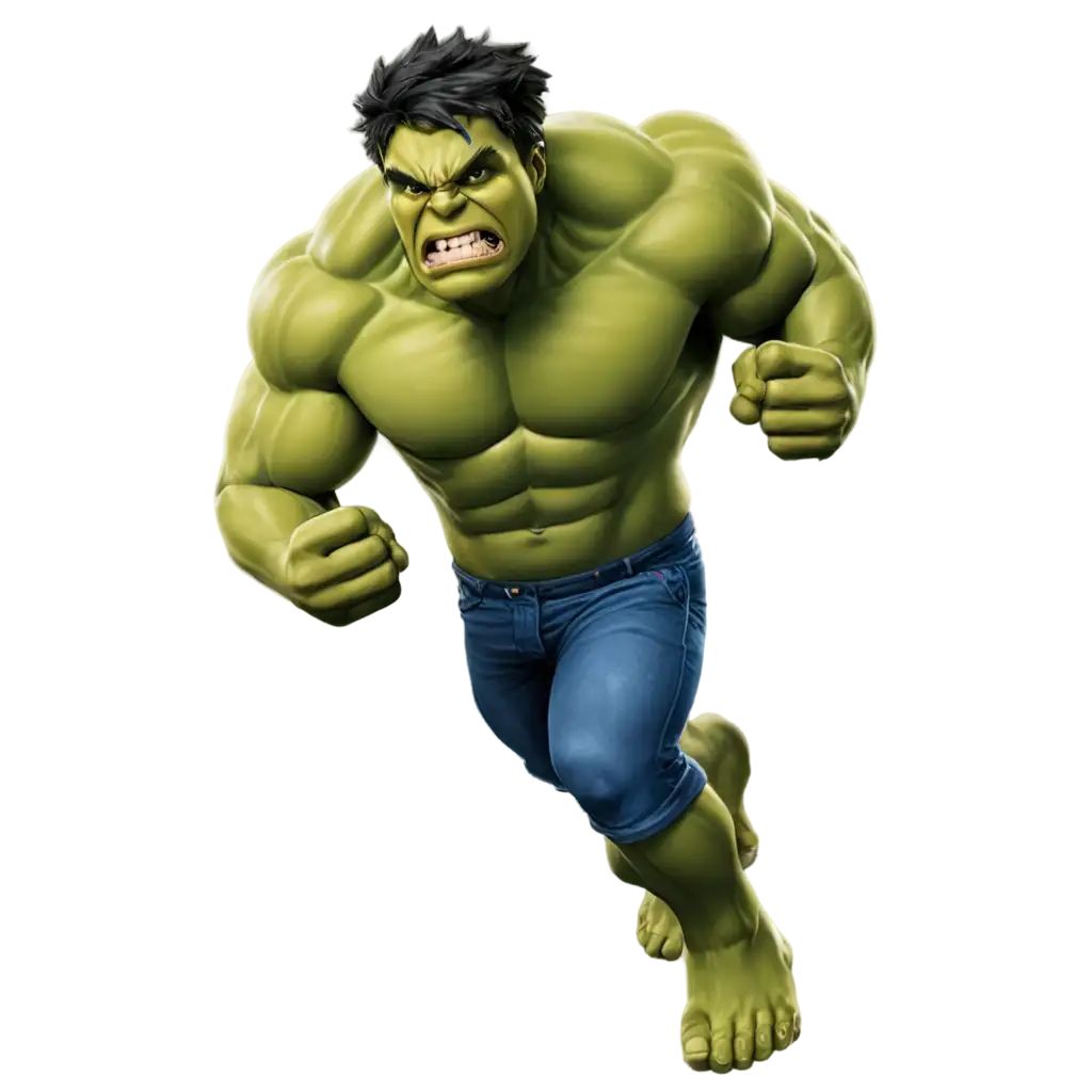 Hulk-Running-on-Road-3D-PNG-HighQuality-Image-for-Dynamic-Visuals