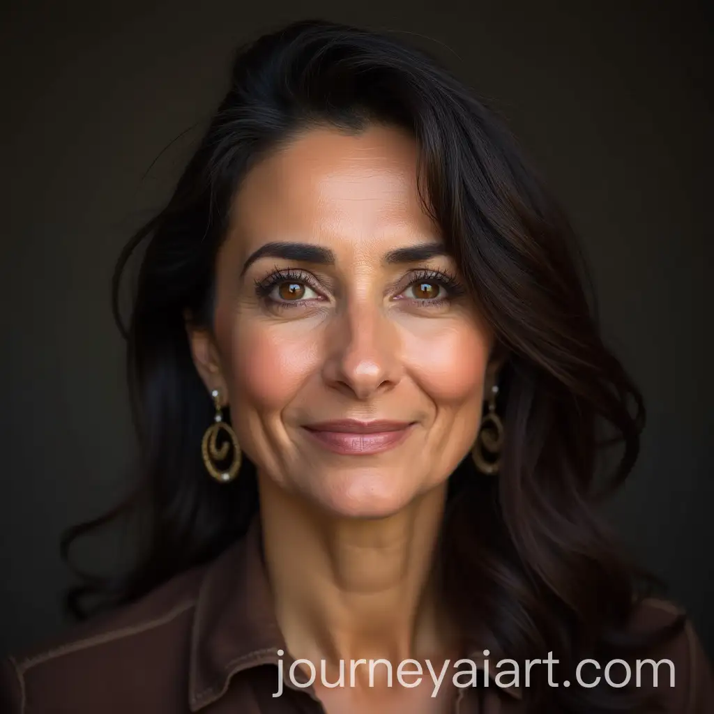 Realistic-Portrait-of-a-Beautiful-50YearOld-Persian-Woman