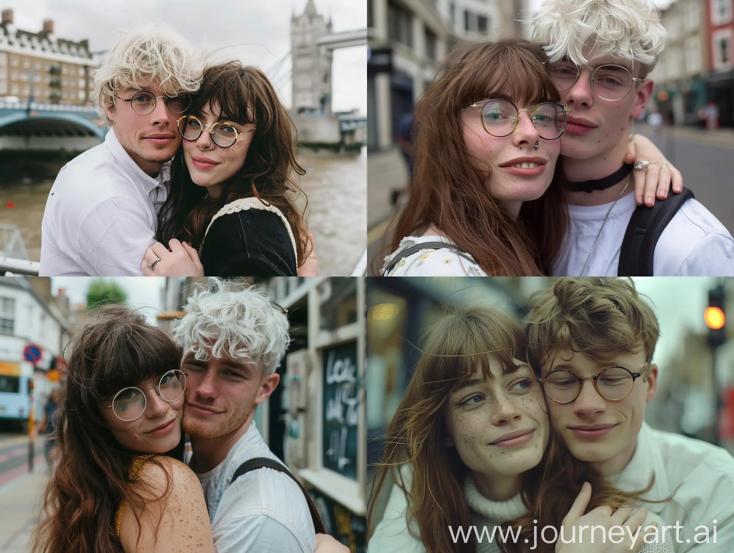 Happy-Couple-Hugging-Stylish-White-Woman-and-Aristocratic-White-Man