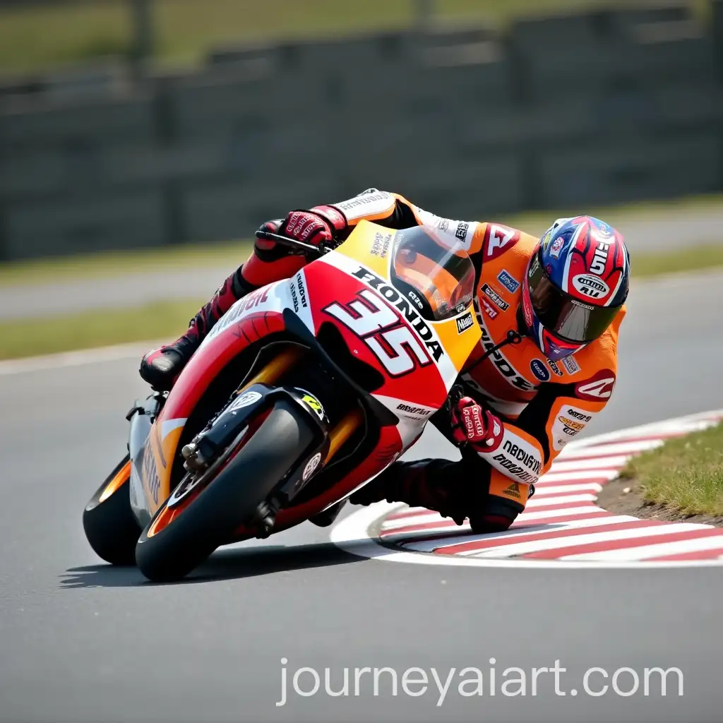 Marc-Mrquez-Leaning-into-a-Sharp-Curve-on-His-Honda-RC213V-Motorcycle