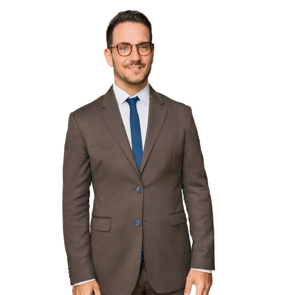 Elegant-Professional-Man-in-Glasses-and-Suit-PNG-Image