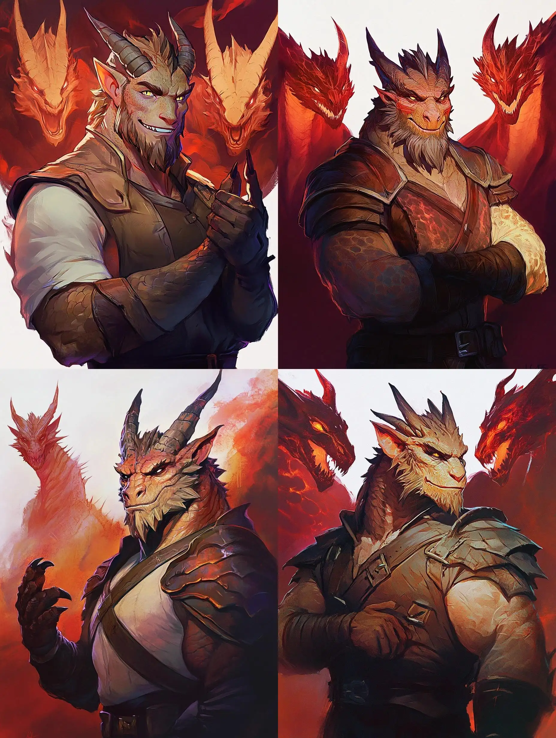 CopperScaled-Dragonborn-Barbarian-Surrounded-by-Spectral-Dragon-Heads
