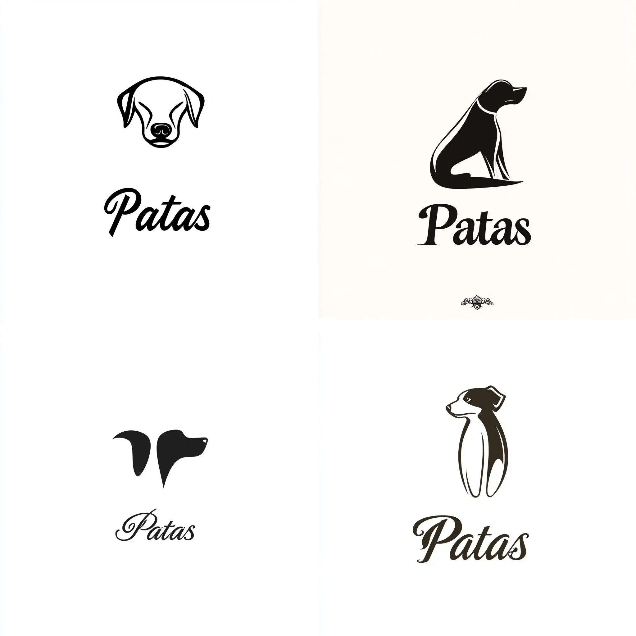 Patas-Dog-Products-Logo-on-White-Background-with-Doggy-Font