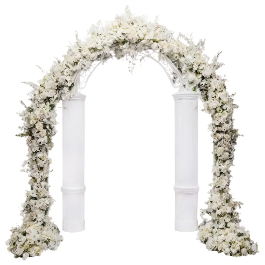 Create-Wedding-Gate-White-Color-PNG-Image-Elegant-Design-for-Special-Occasions