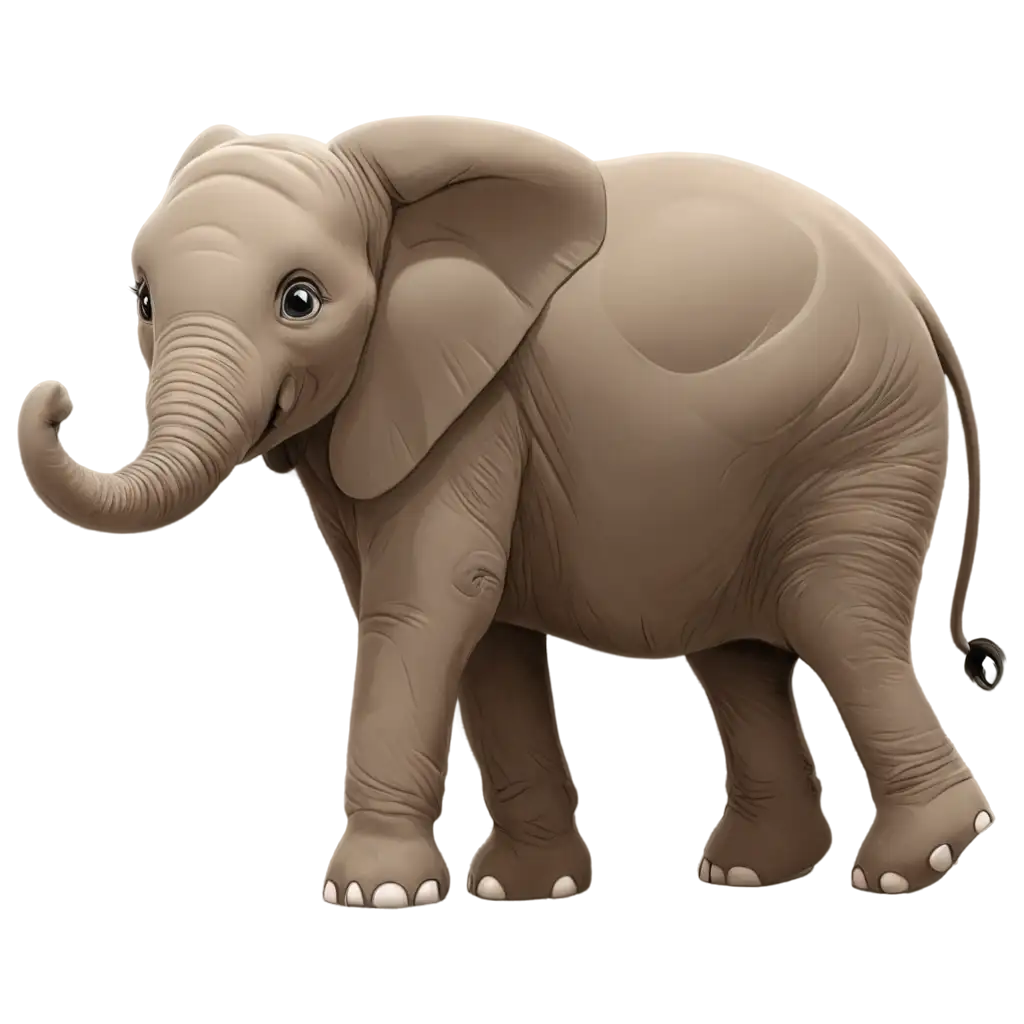 HighQuality-Cartoon-Elephant-PNG-Image-for-Versatile-Use