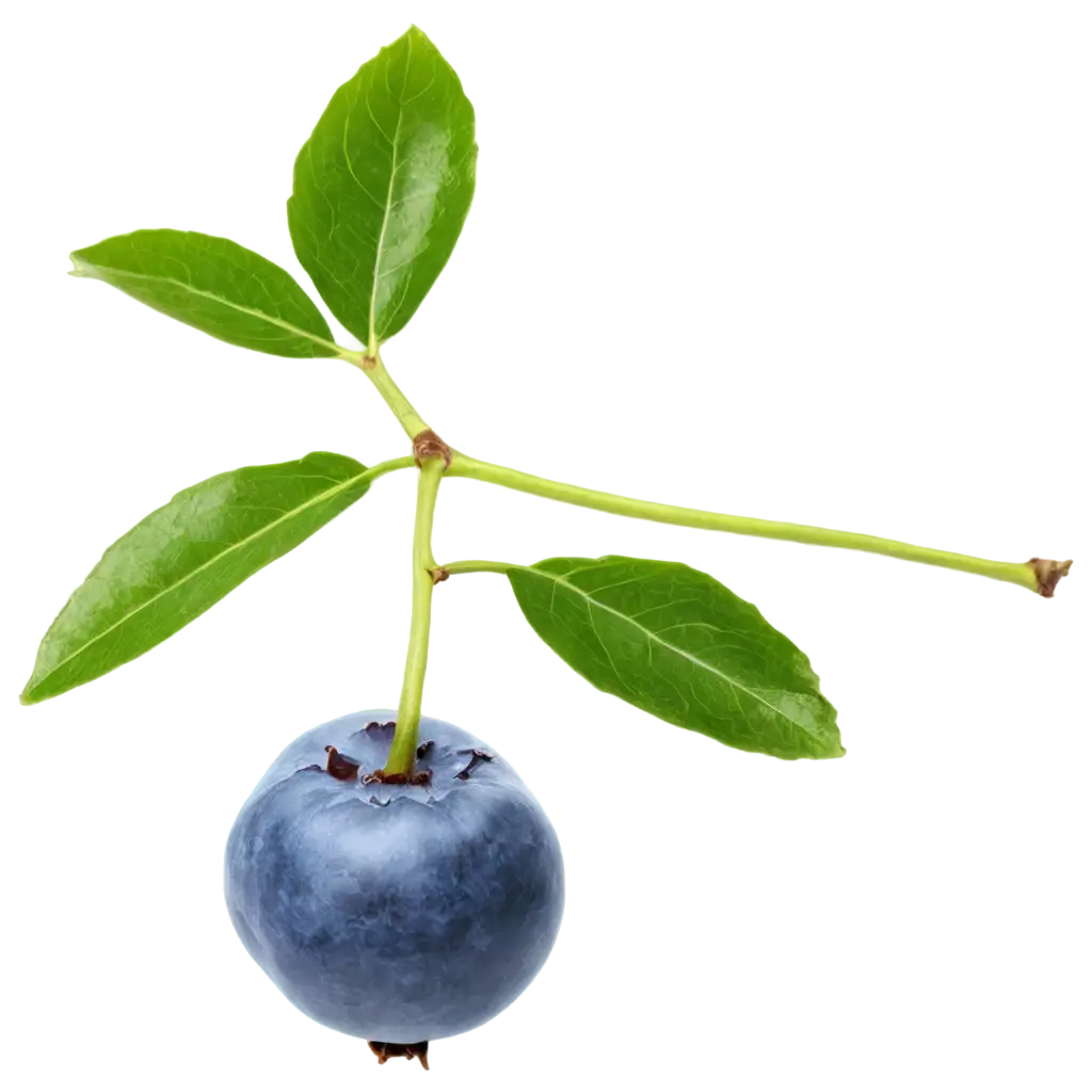 HighQuality-Single-Blueberry-PNG-Image-for-Versatile-Applications