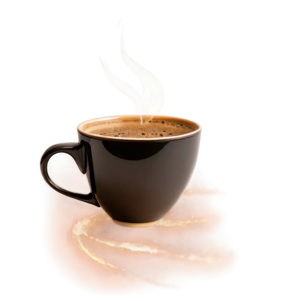 Steaming-Coffee-Cup-in-Outer-Space-PNG-HighQuality-Image-for-Creative-Projects