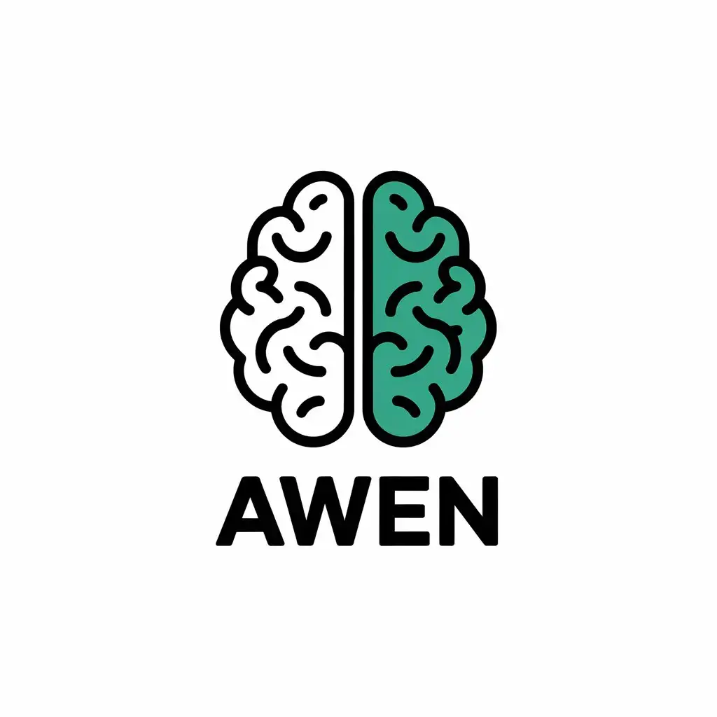 LOGO Design for Awen Brain Symbol with Modern and Minimalist Style for Nonprofit Industry