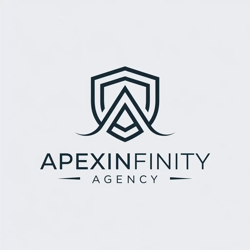 LOGO-Design-For-Apexinfinity-Agency-Minimalistic-Vector-Logo-with-Insurance-and-Infinite-Protection-Theme