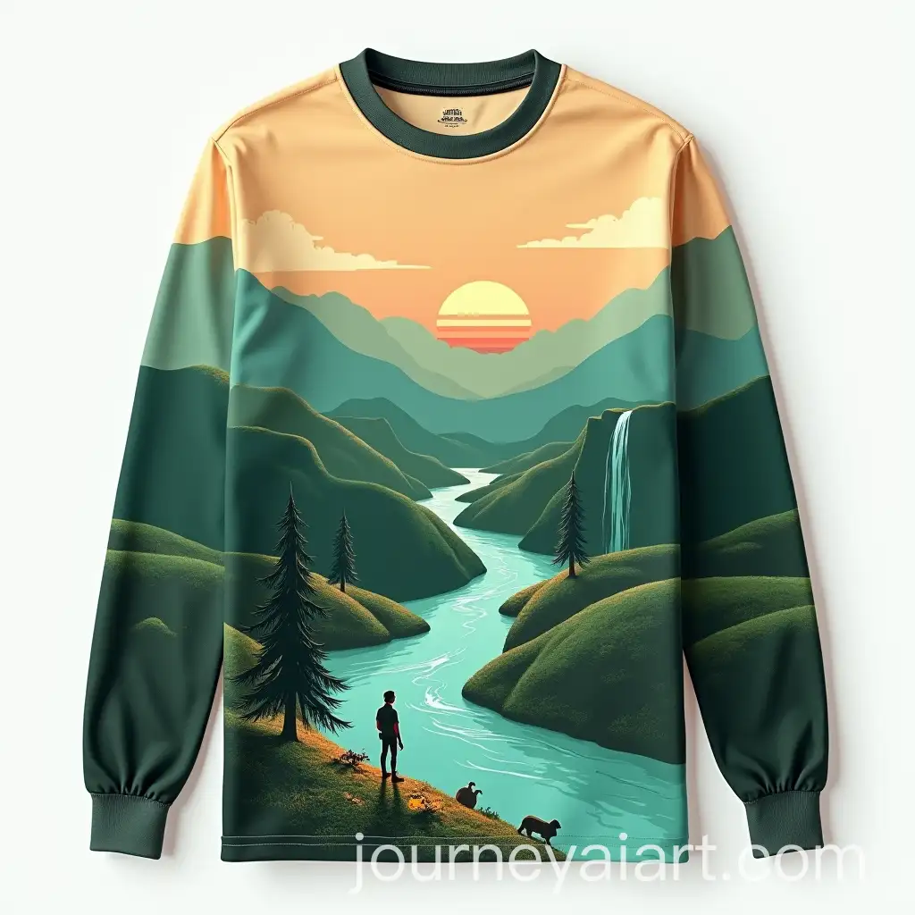 Serene-NatureInspired-LongSleeve-Jersey-with-Dreamy-Landscape