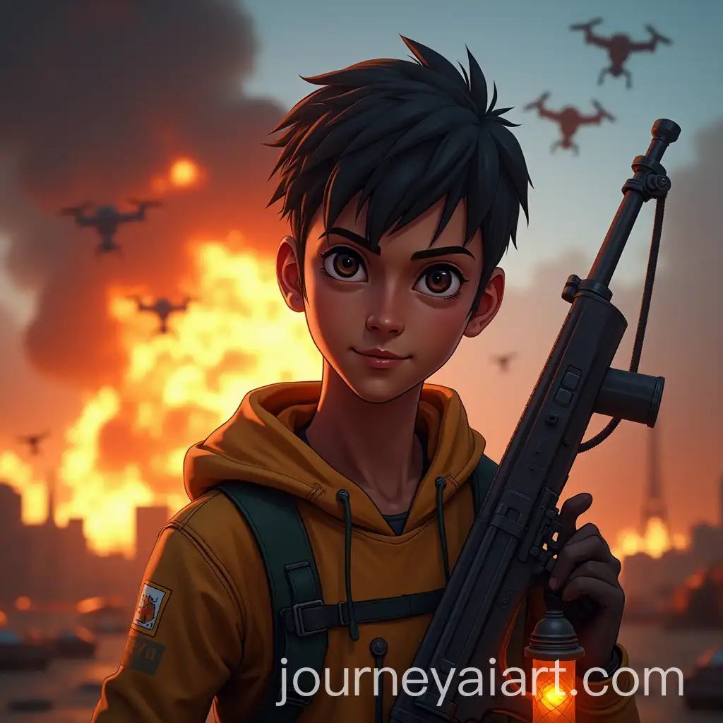 Fierce-15YearOld-Free-Fire-Character-Abu-Fanous-in-Intense-Battlefield-Scene