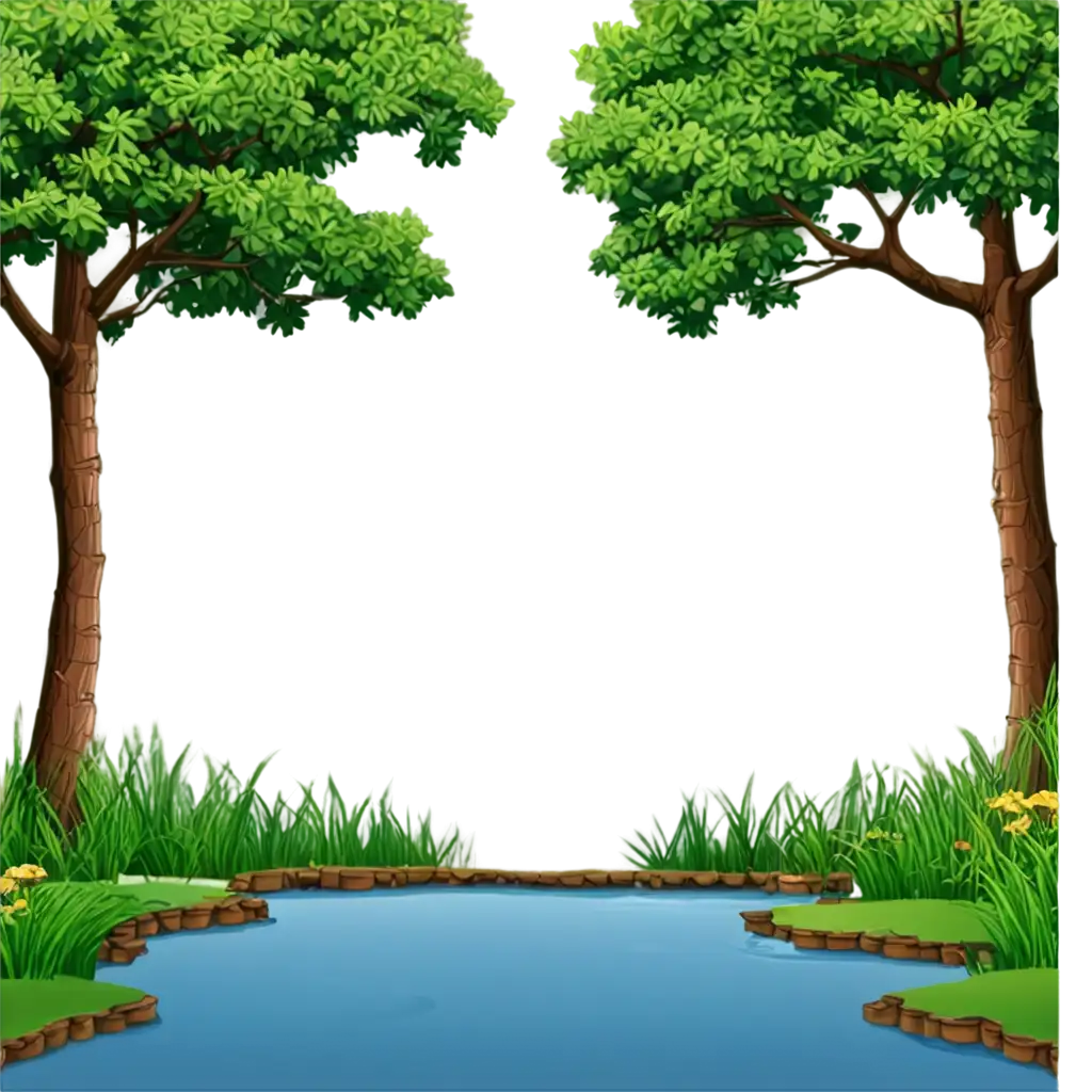 HighQuality-PNG-Image-of-a-Serene-Background-Scene-with-Trees-and-a-Pond-for-Digital-Projects