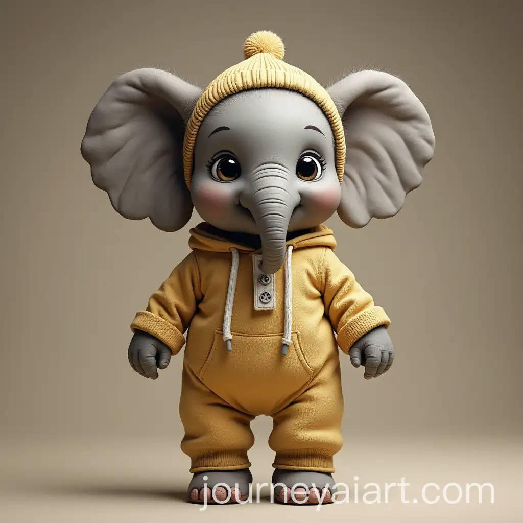 Baby-African-Elephant-Wearing-Adorable-Baby-Clothes-in-a-Photorealistic-Portrait