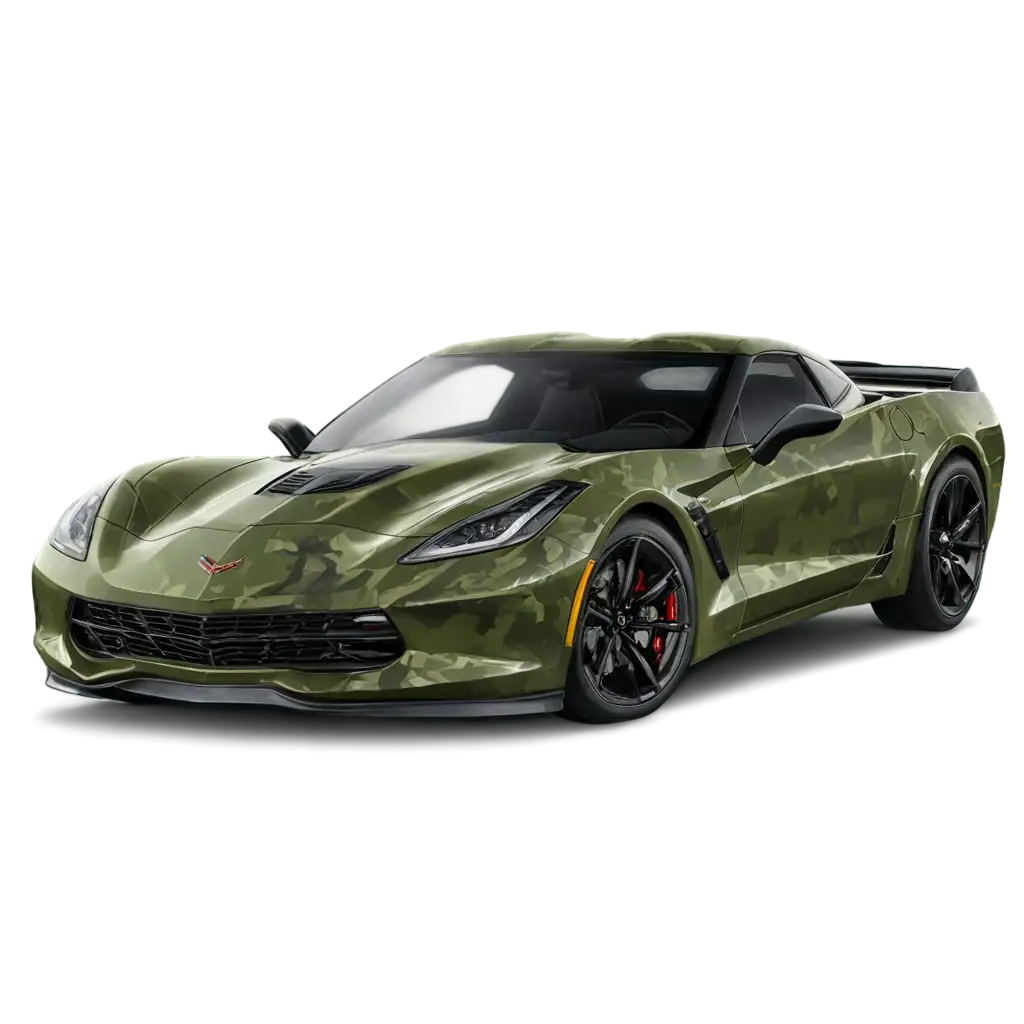 Corvette-with-Army-Camouflage-Texture-PNG-Image-HighQuality-Design-for-Versatile-Use