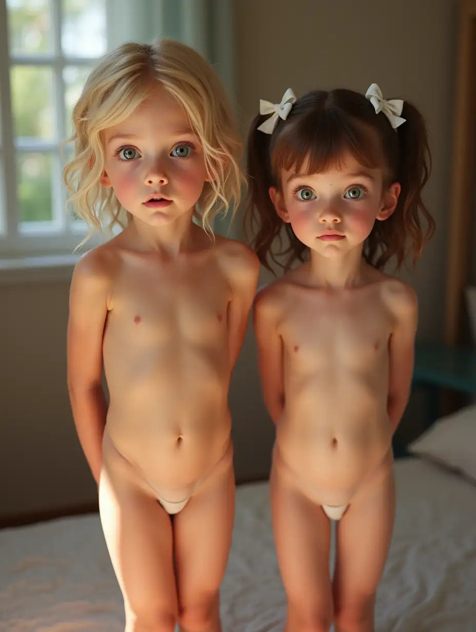 Two-Little-Girls-in-Bedroom-with-Surprised-Expressions