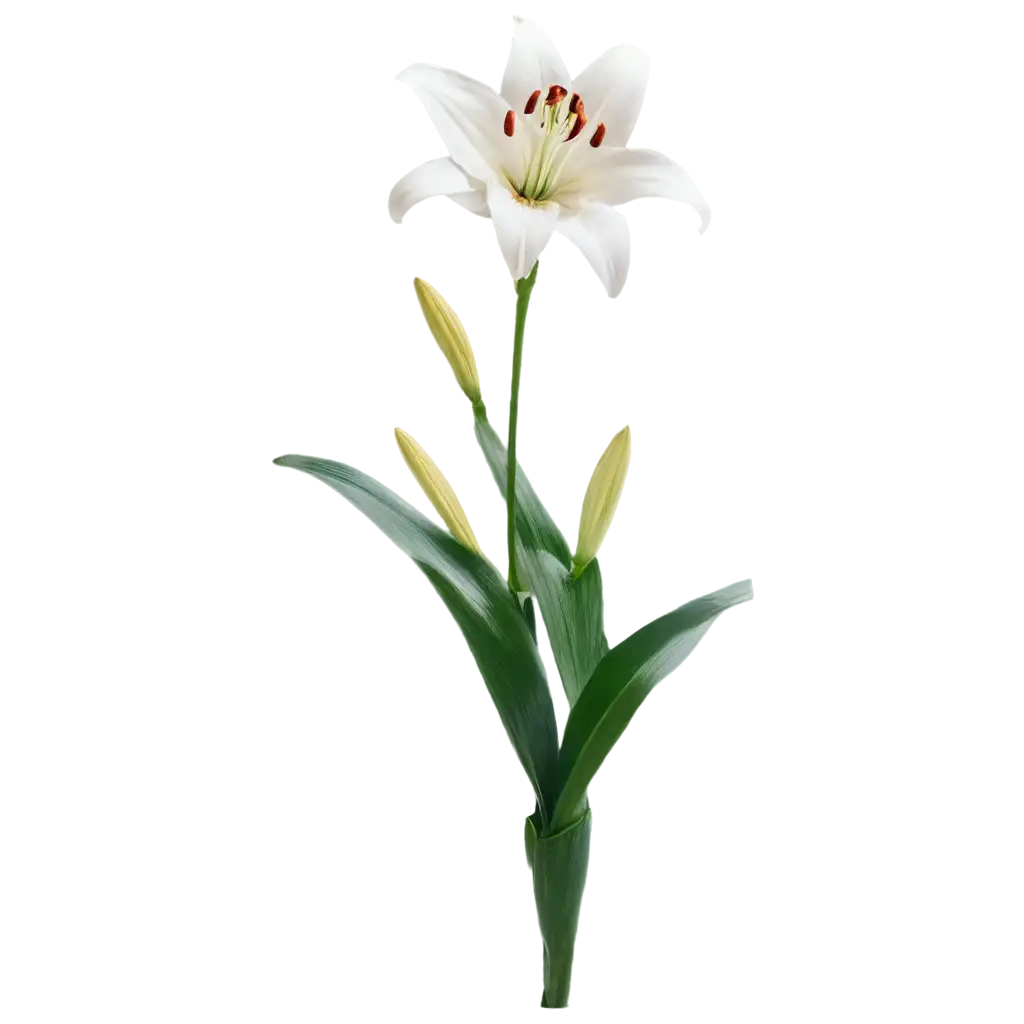 Exquisite-White-Lily-PNG-Image-Enhance-Your-Design-with-Clarity-and-Detail