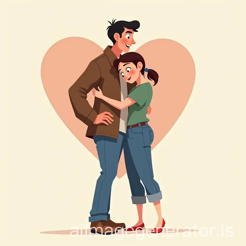 Girl-Hugging-Father-in-Disney-Animation-Style