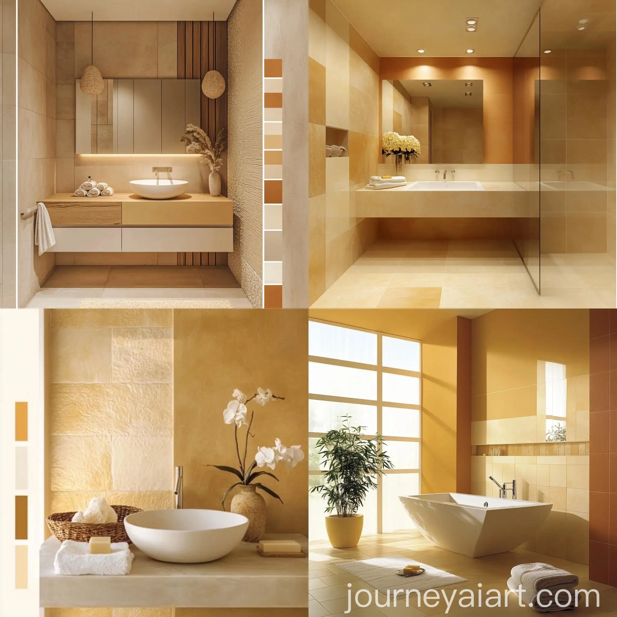 Earth-Tone-Bathroom-Project-with-White-Sink