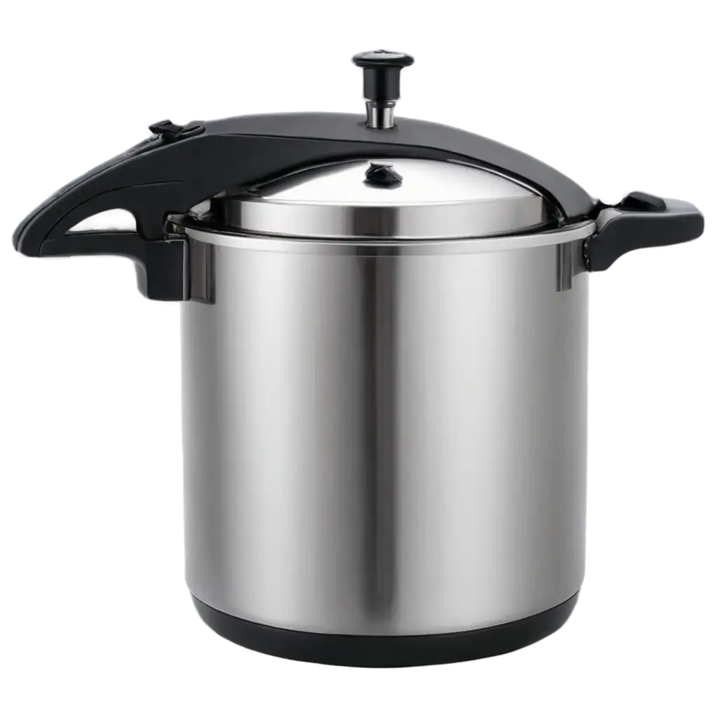 Stainless-Steel-Pressure-Cooker-PNG-Image-HighQuality-Visual-for-Clear-Representation