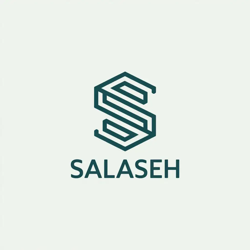 a vector logo design,with the text "salaseh", main symbol:a biautiful logo for a Accounting and tax online company,Moderate,clear background