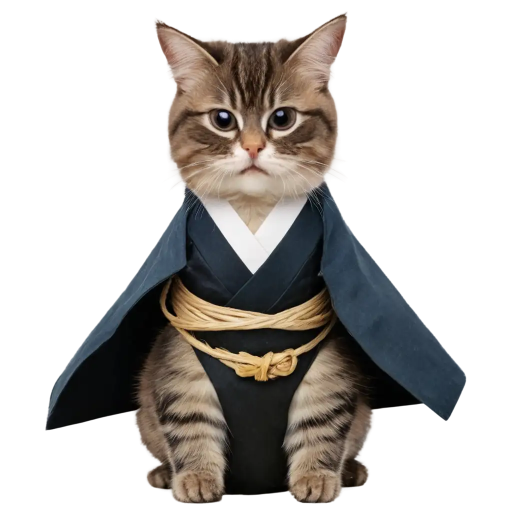 Stunning-Samurai-Cat-PNG-HighQuality-Martial-Arts-Feline-Artwork