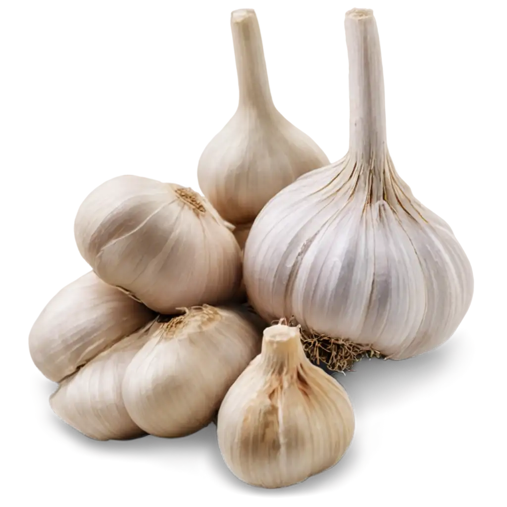 Garlic-PNG-Image-HighQuality-and-Transparent-Visual-for-Culinary-and-Design-Projects