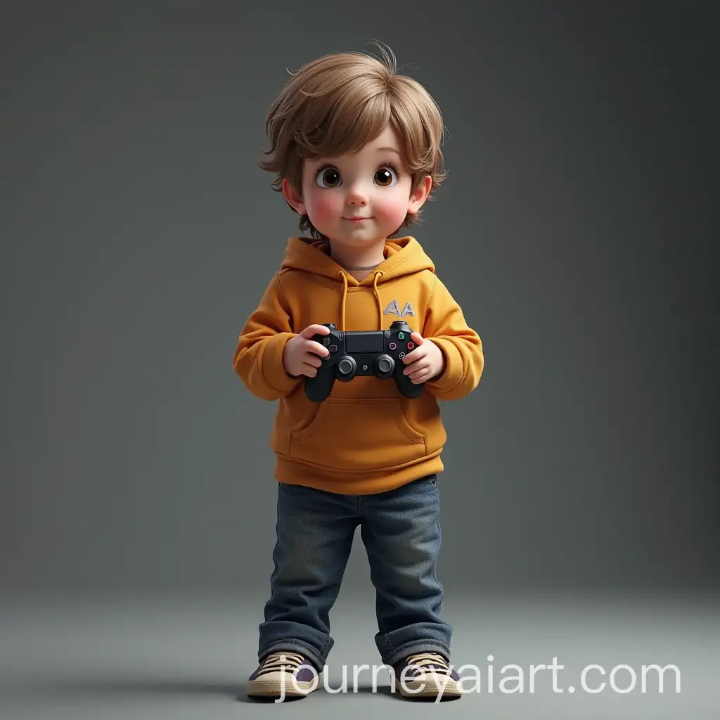 Child-Holding-Playstation-Controller-in-Full-Body-View