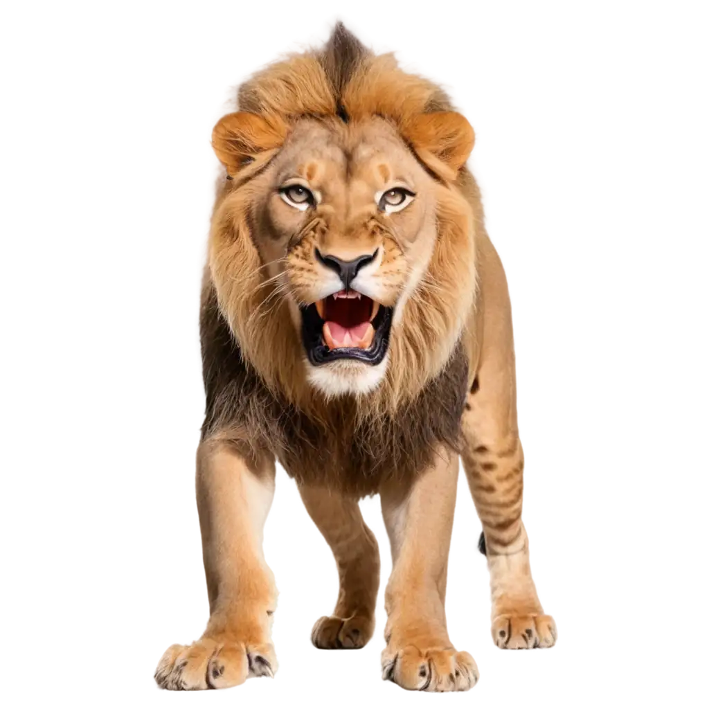 LionPNG-Image-Usage-Scenarios-Shape-with-Open-Mouth-PNG-Image-Transparent-Background-for-Versatile-Use