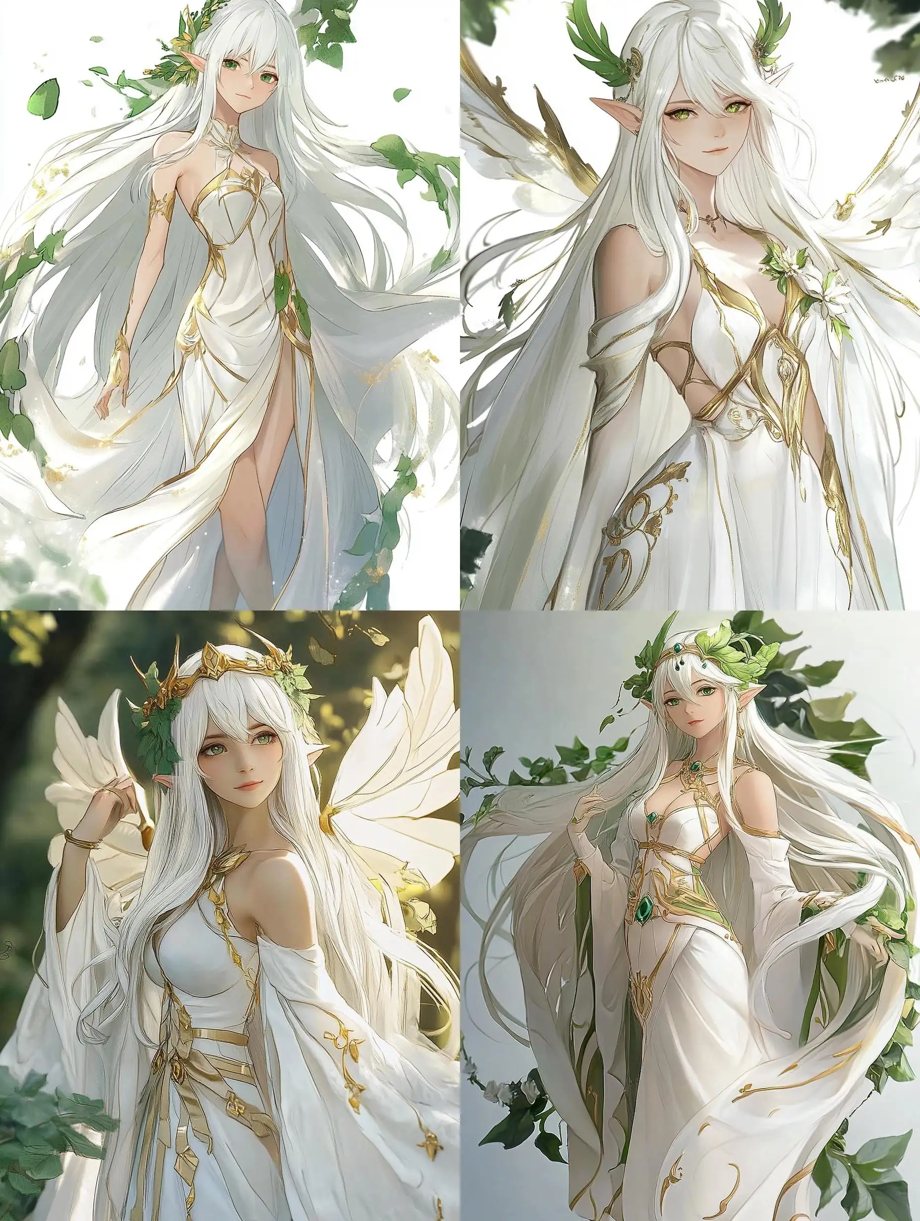 Enchanting-Elf-Woman-in-FloralGilded-Attire