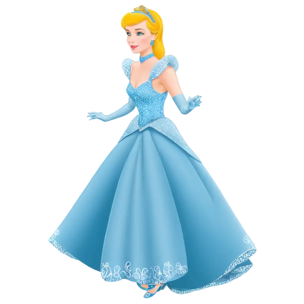 PNG-Image-of-Cinderella-Magical-Fairy-Tale-Illustration-for-Creative-Projects